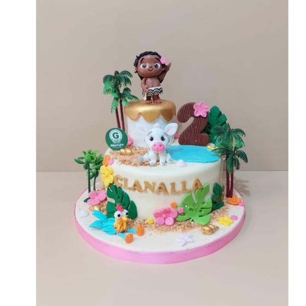 

MOANA UK 20CM / KUE ULANG TAHUN
