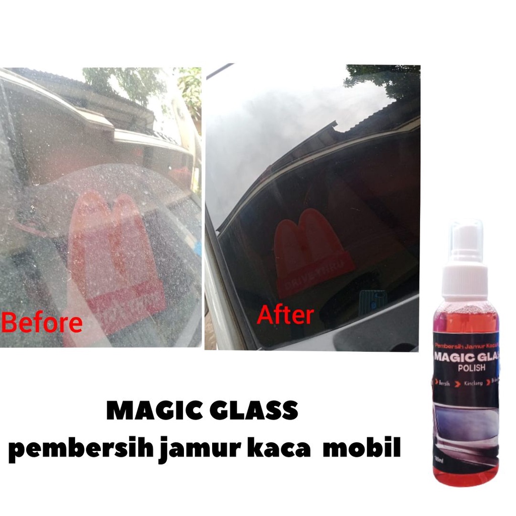 PENGHILANG JAMUR KACA/BODY MOBIL MAGIC GLASS 100 ML GRATIS LAP MICROFIBER