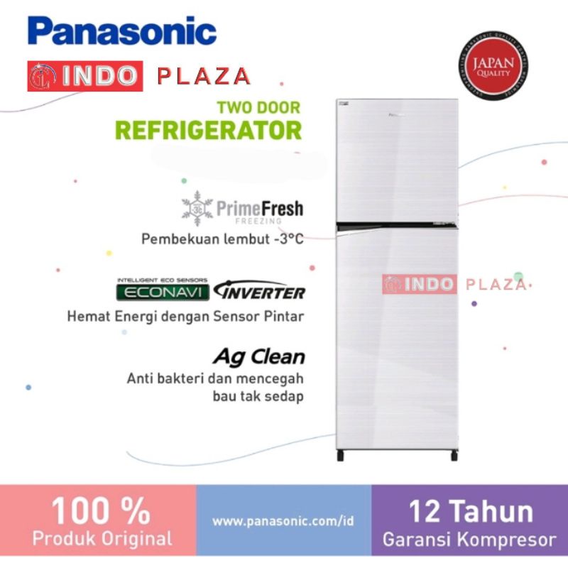 KULKAS PANASONIC 2 PINTU INVERTER NRBB211Q / 231Q PRIME FRESH