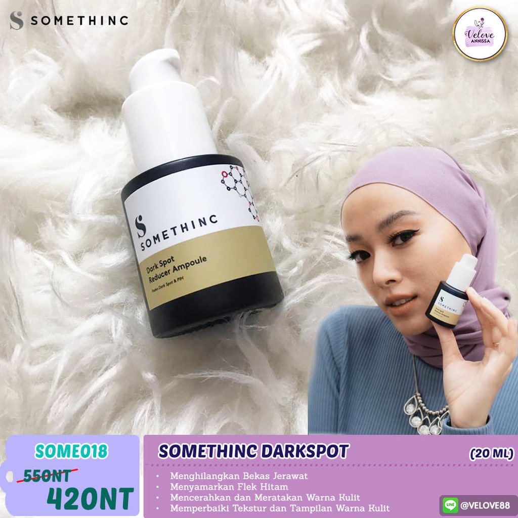SOMETHINC Dark Spot Serum Reducer Ampoule 20ml - Samarkan Bekas Jerawat & Flek Hitam - Serum Somethi