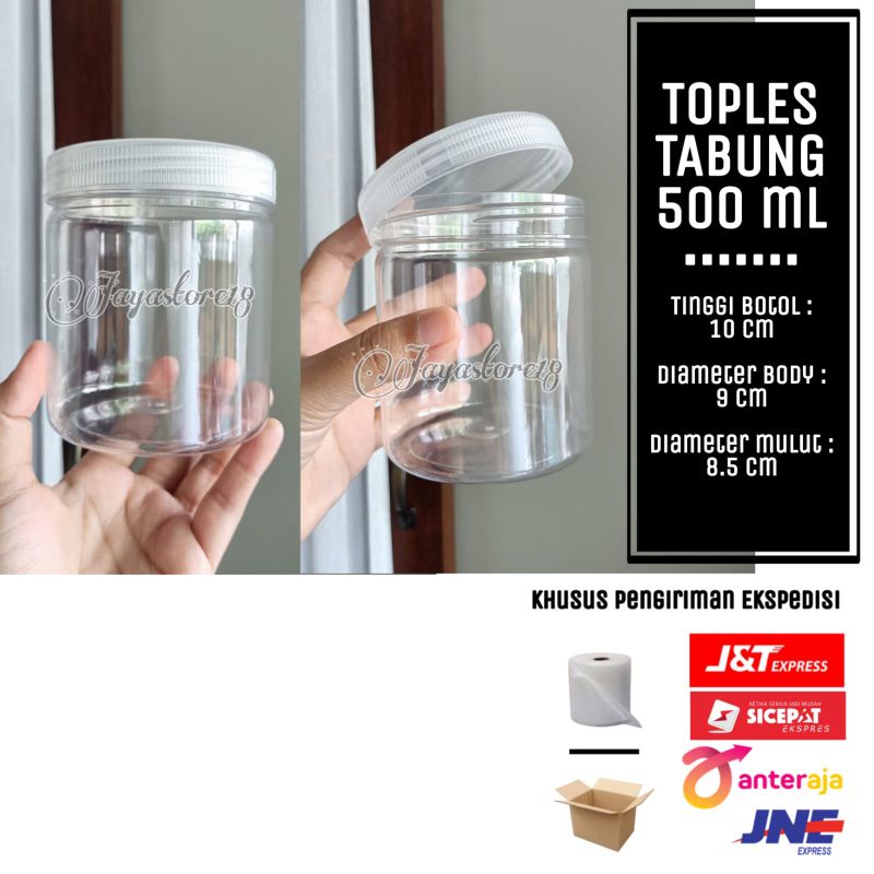 TOPLES 500ml 600ml TOPLES TABUNG TEBAL 49GR ekspedisi TOPLES LEBARAN KUE KERING TEBAL 49gr murah dia