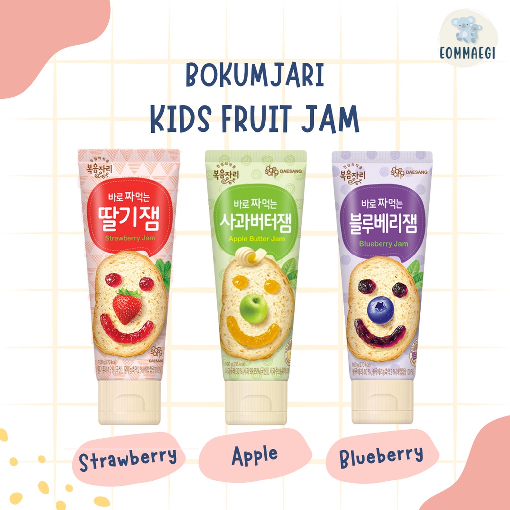 

Bokumjari Kids Fruit Jam / Selai Roti Anak