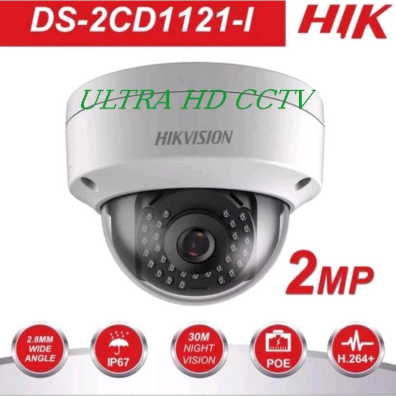 Camera Hik Vision IP 2Mp DS-2CD1121-I Kamera Indoor Dome