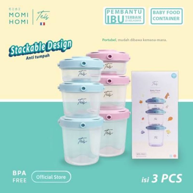 Teis Baby Food Container / Peralatan Makan / Wadah