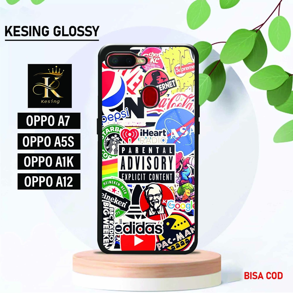 Case Oppo A5S / A7 / A11K / A12 - Pelindung Hp Oppo - Fashion Case Glossy - Case Pria - Case Wanita 
