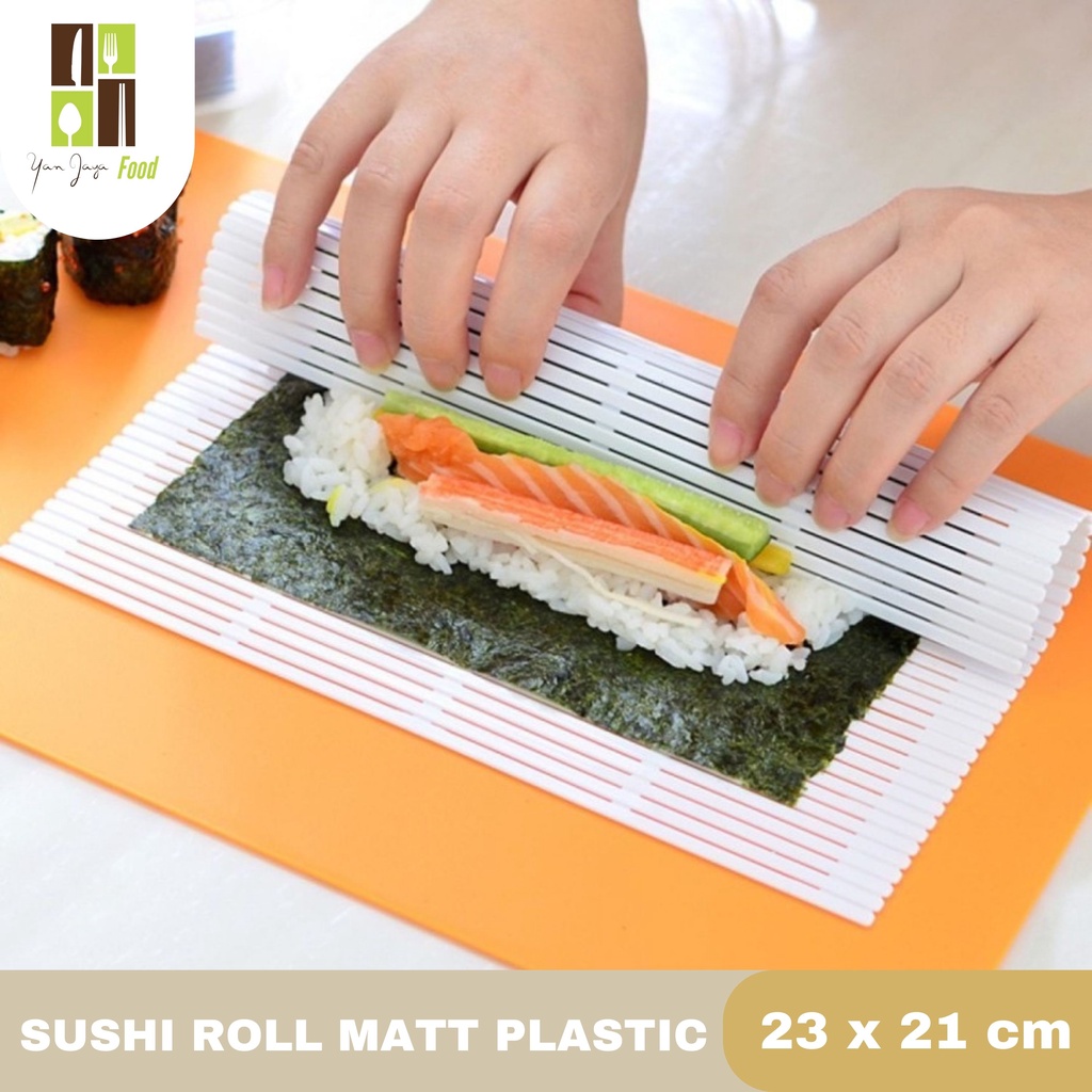 Sushi Roll Matt Gulungan Sushi Plastik Sushi Mat Bamboo Sushi Mat Plastik Kemasan Kardus