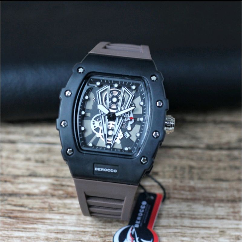 JAM TANGAN PRIA BEROCCO X TANGGAL AKTIF TAHAN AIR