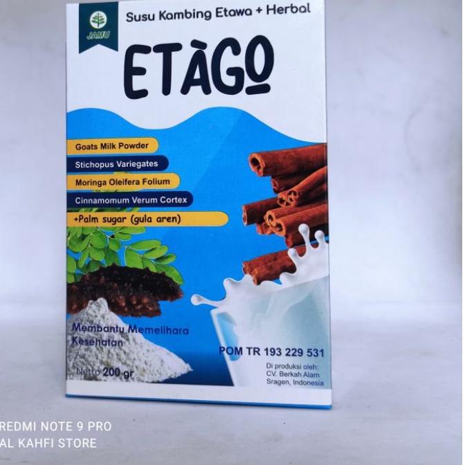 

Barang Laris ETAGO SUSU KAMBING ETAWA PLUS HERBAL MENCEGAH PENYAKIT JANTUNG / SUSU ETAGO 200 GRAM$