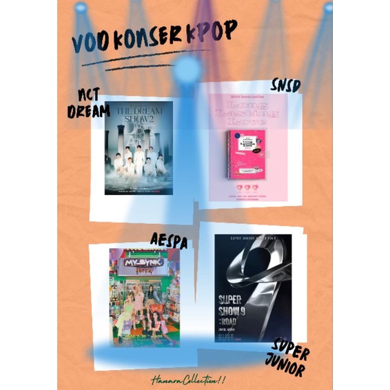 Ready VOD Konser KPop murah meriah