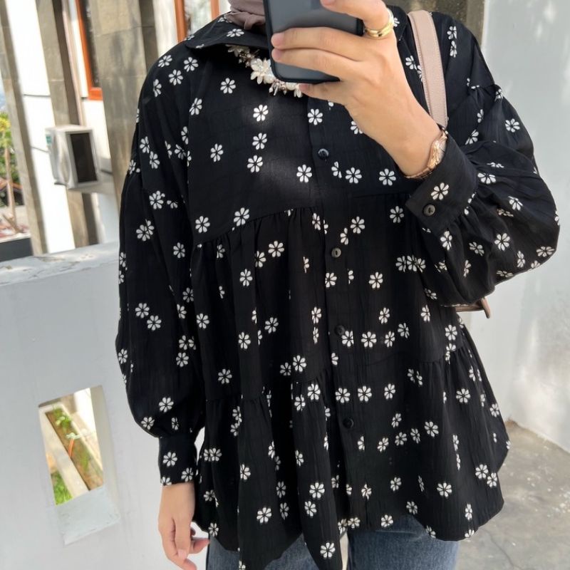 PEVITA BLOUSE CRINKLE