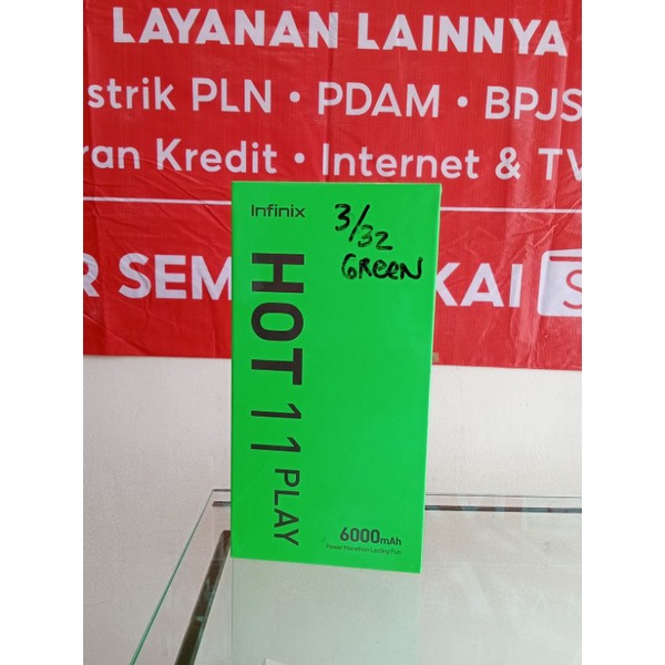 infinix Hot 11 play 3/32 GB Garansi resmi