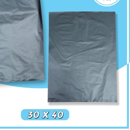 

Plastik HD Tanpa Plong 30 x 40 cm Plastik Packing Silver - Isi 100pcs