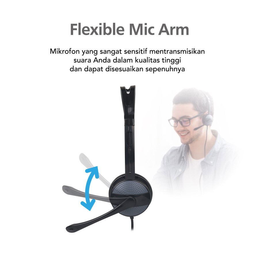 Micropack MHP-03 Stereo USB Headset with Mic