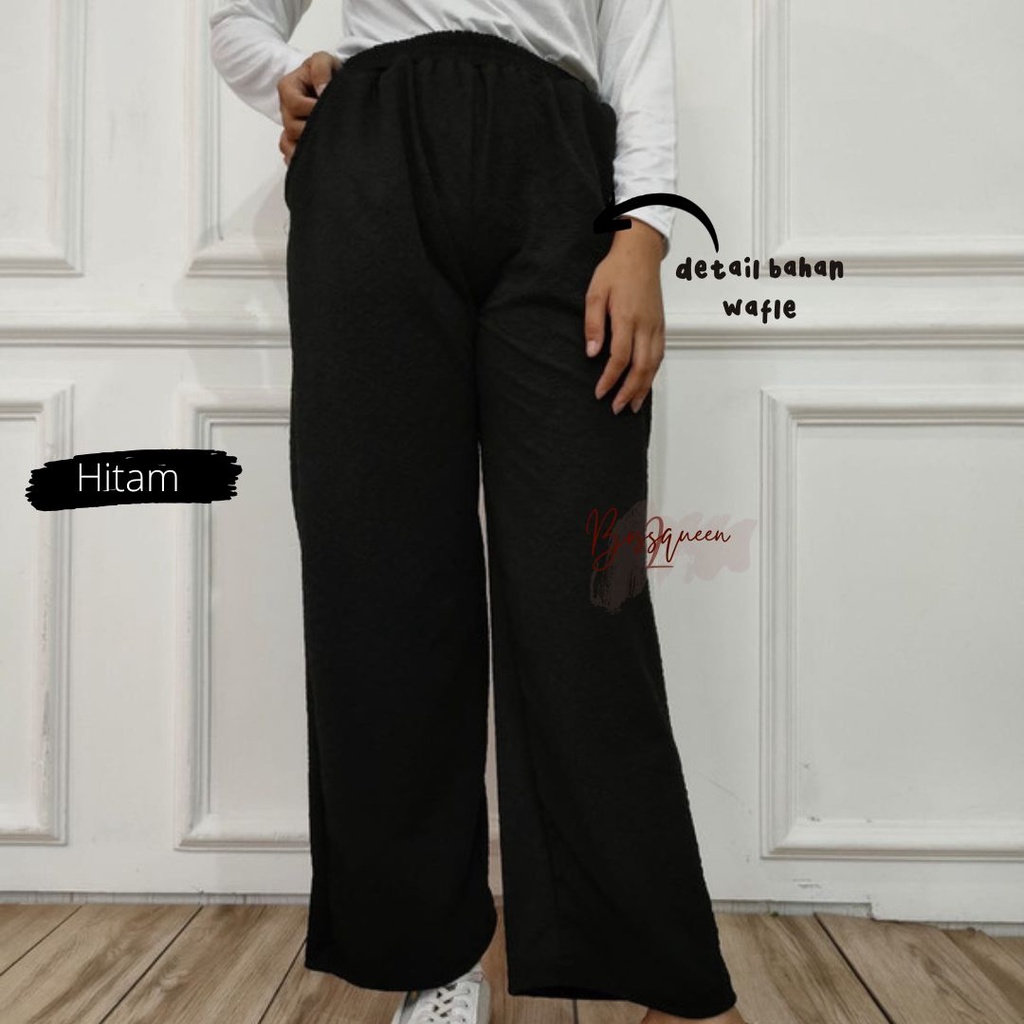 CELANA KULOT WAFLE AIRFLOE RUBY PREMIUM / CELANA KULOT HIGHWAIST