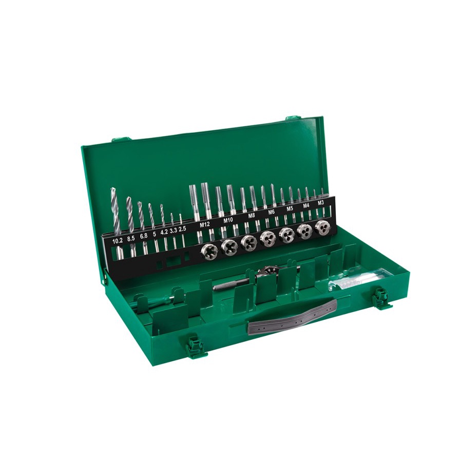 MATA BOR TAP SET 50455 - 37PC. HSS TAP & TWIST DRILL SET SATA