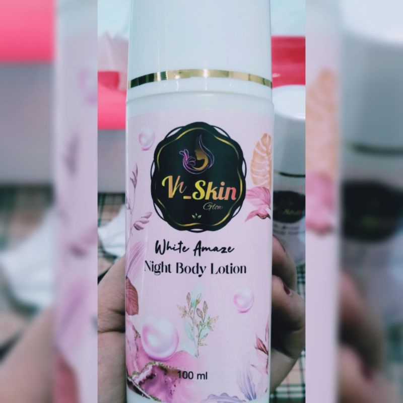 pemutih badan v skin PUTIH MALAM BPOM original