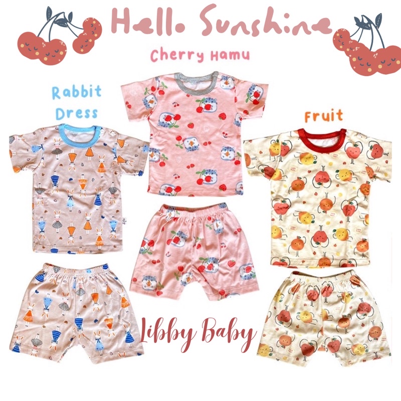 LIBBY BABY BAJU BAYI ANAK PEREMPUAN CEWEK KAOS OBLONG