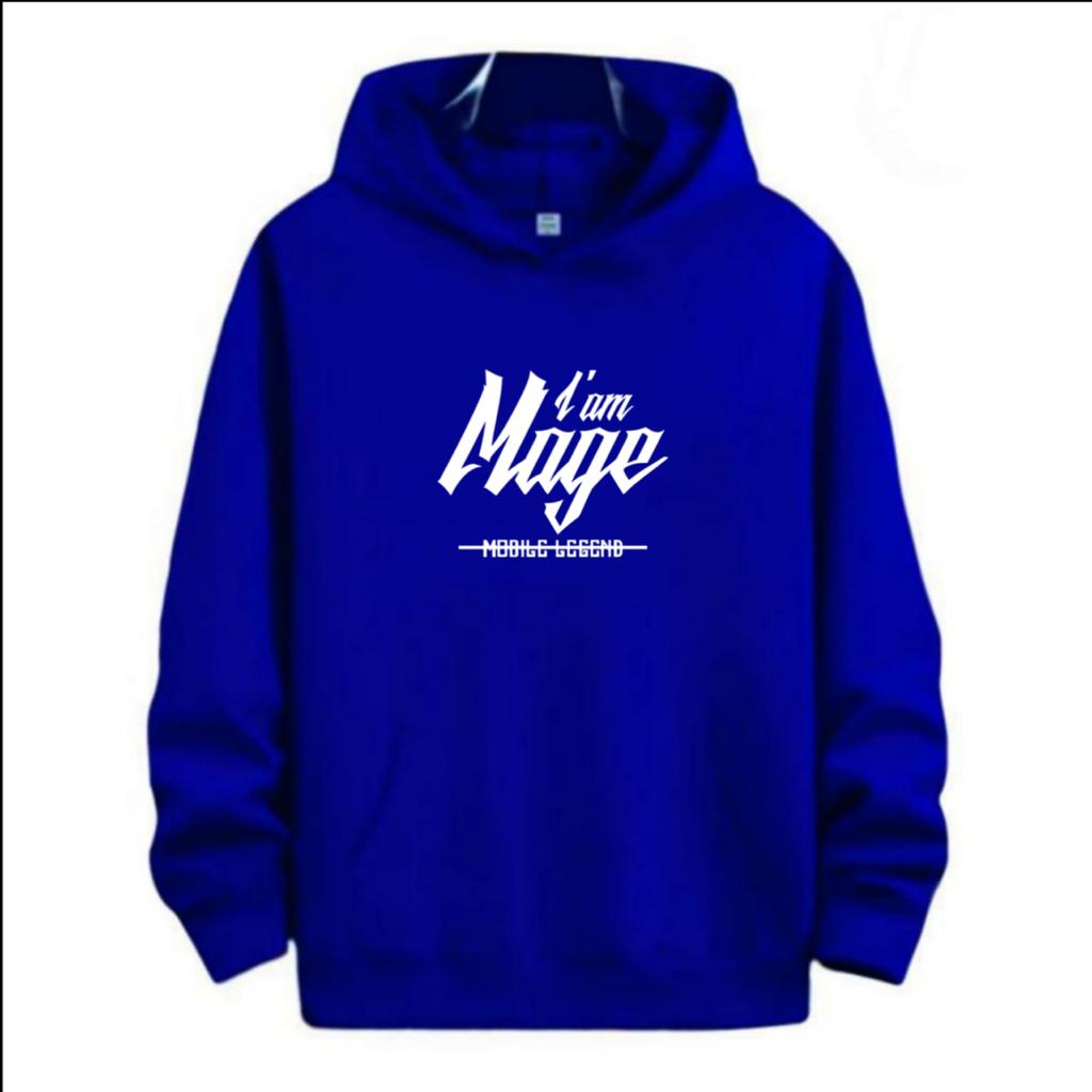 SWEATER HOODIE TULISAN I AM MAGE/ HOODIE MURAH TERLARIS / HOODIE POLOS / HOODIE PRIA DAN WANITA / UNISEX