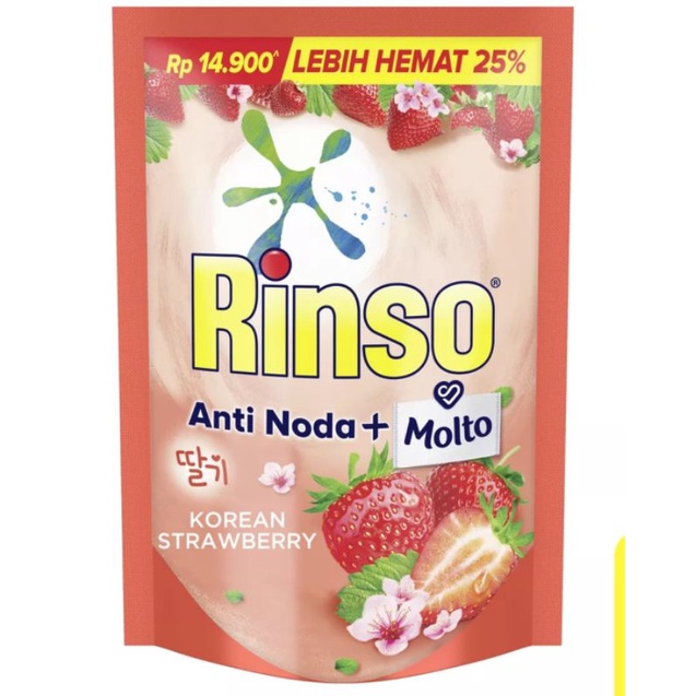 RINSO MOLTO KOREAN STRAWBERRY LIQUID 565ML