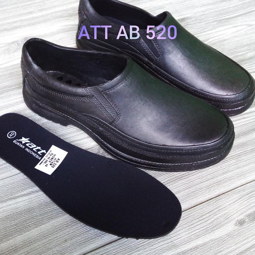 ⚡Terbaik Sepatu Karet Pria ATT/ Sepatu Pantofel Karet Pria ATT AB 520 Hitam/Anti Air & Anti Slip