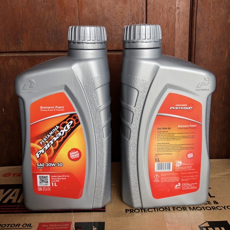 OLI PRIMA XP NEW PRIMA XP 1 LITER SAE 20W-50 ORIGINAL PERTAMINA