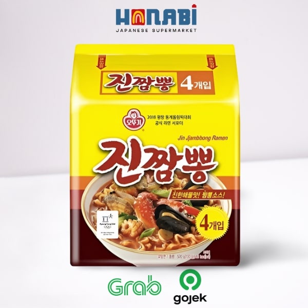 

Ottogi Jin Jjambong Ramen 520g - Mie Ramen Rasa Seafood Made In Korea
