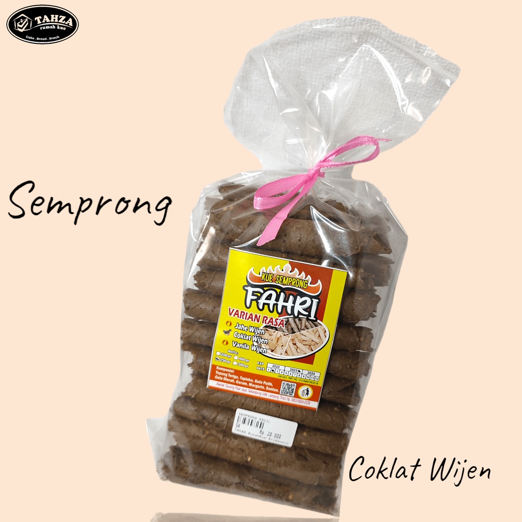 

Semprong Coklat Wijen/Enak Renyah/ Semprong 250 Gram