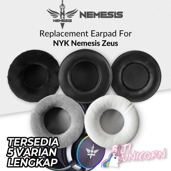 Earpad Earcup Ear Cushion NYK Nemesis Zeus Busa Pad Bantalan