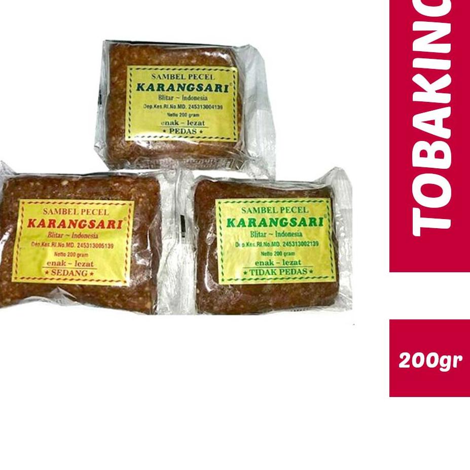 

ㅒ Sambel Pecel Karangsari Blitar 200gr Bumbu Pecel ビ