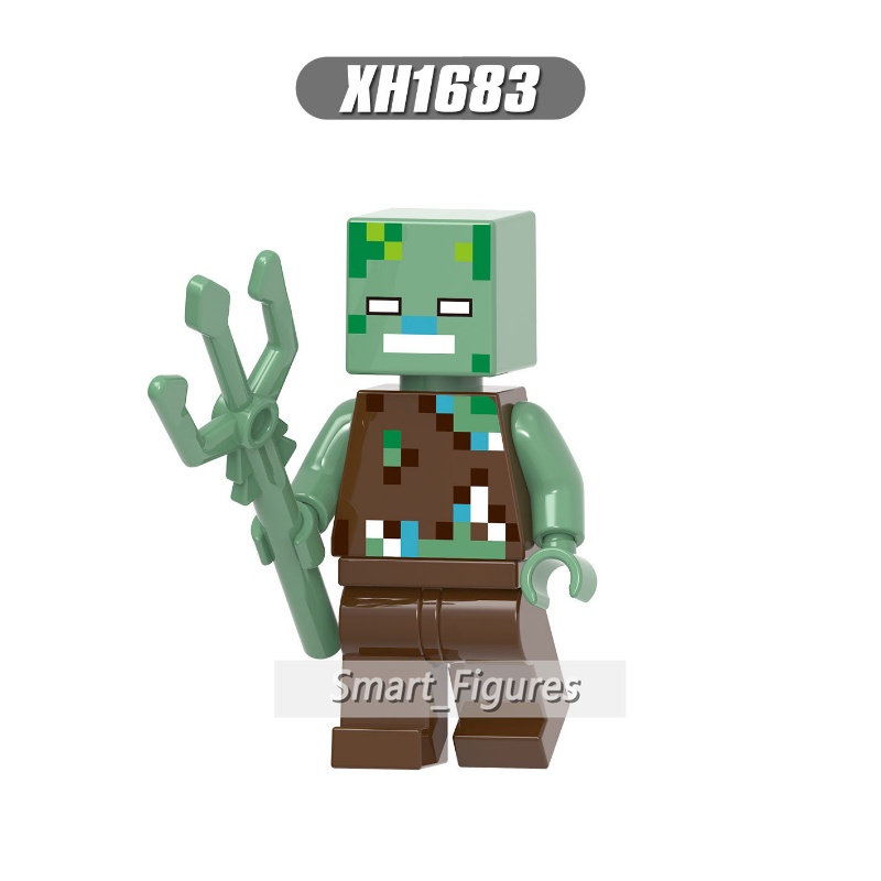 Mainan Figurin Mini Karakter Minecraft Honey Picker X0310