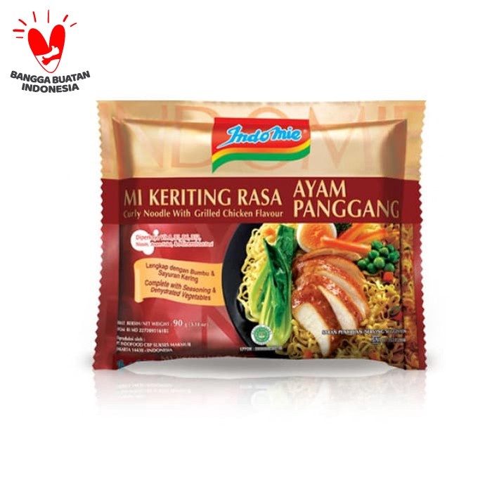 

TERLARIS INDOMIE KERITING AYAM PANGGANG 90G