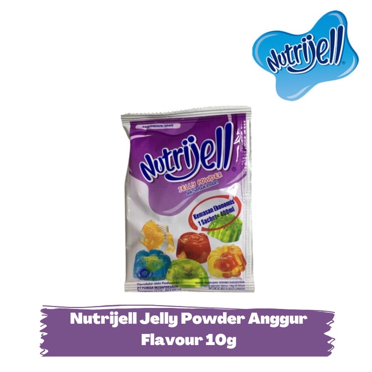 

NUTRIJELL GRAPE/ ANGGUR FLAVOUR JELLY POWDER 10g