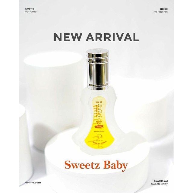 Parfum Minyak Wangi Dobha Spray Sweet Sweetz Baby 35ml Original