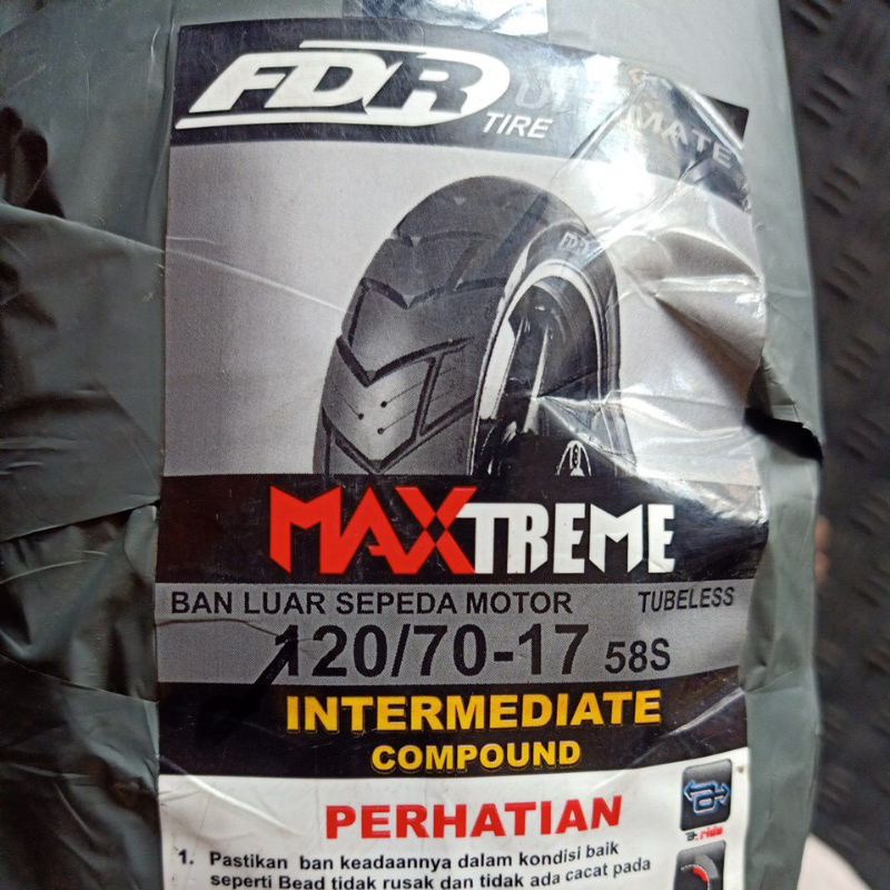 FDR MAXTREME 120/70-17 TUBELESS