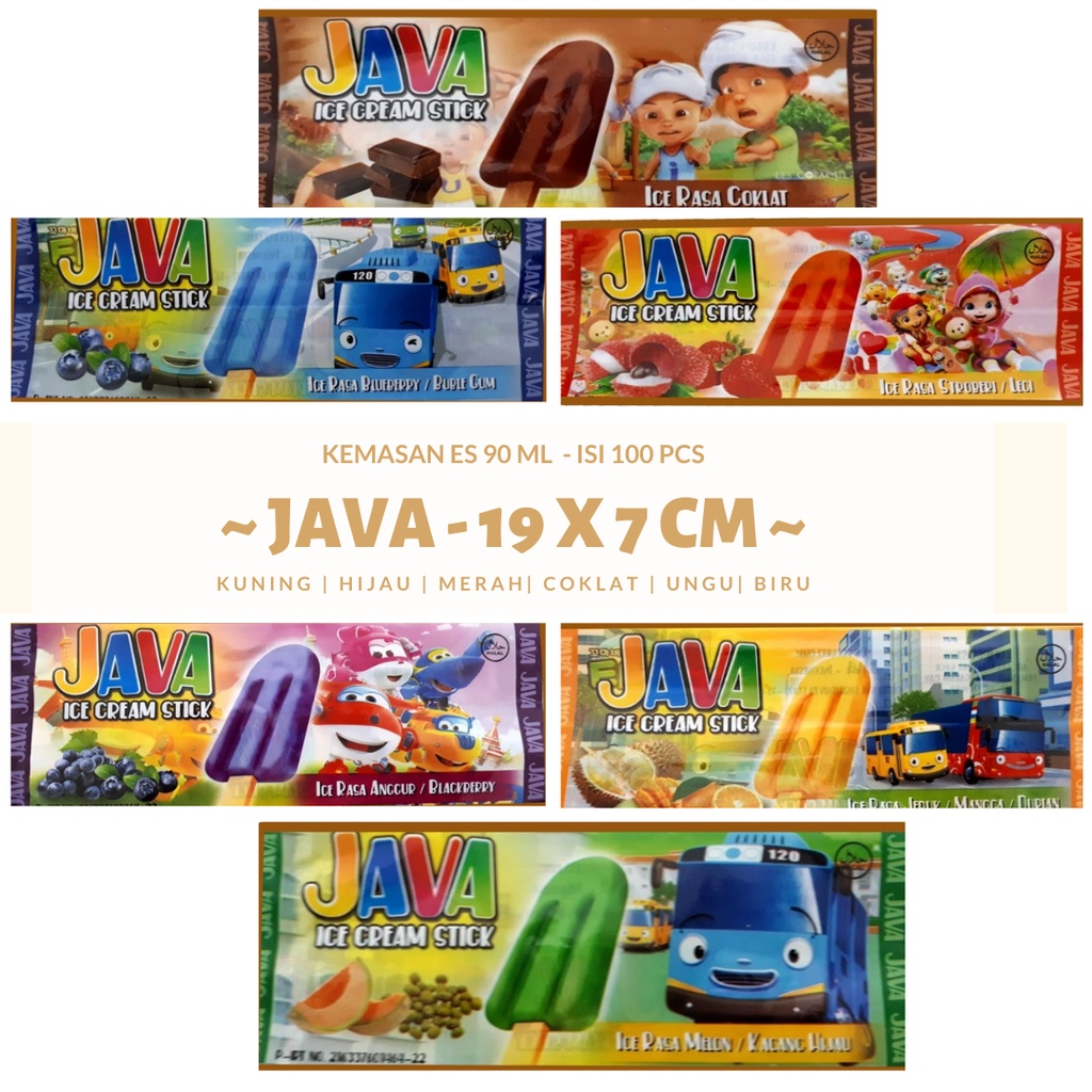 jual plastik es potong - jenis kemasan es krim - bungkus plastik es krim stik - Bung plastik kemasan