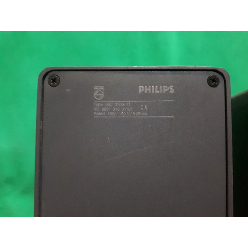 speaker bookshelf philips LBC 3100 box diral dan tweetter dome 4,5inch 2pcs (bekas)