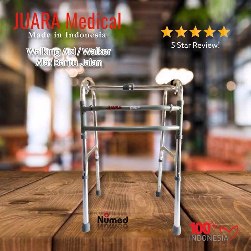 Walker Juara Alat Bantu Jalan Walking Aid Orang Tua Lansia Manula