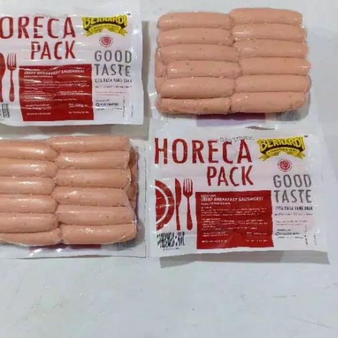 

10.10 sale Bernardi Horeca Pack CL Sosis Sapi 500 gr (kupas) serbuuu !