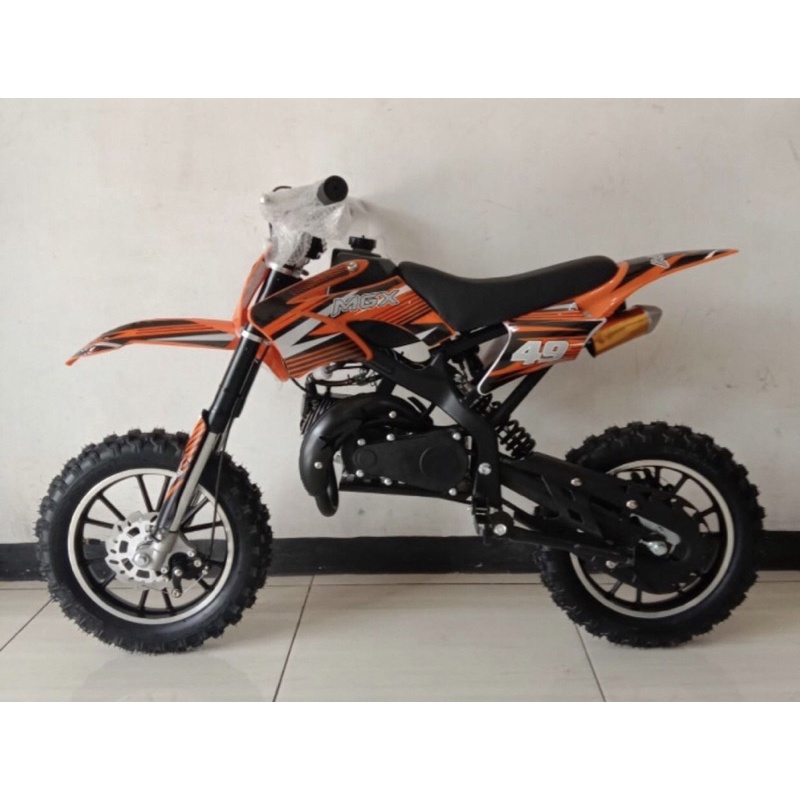 MOTOR BENSIN ANAK TRAIL PC MOTO MGX-D705 DOUBLE STARTER 50cc