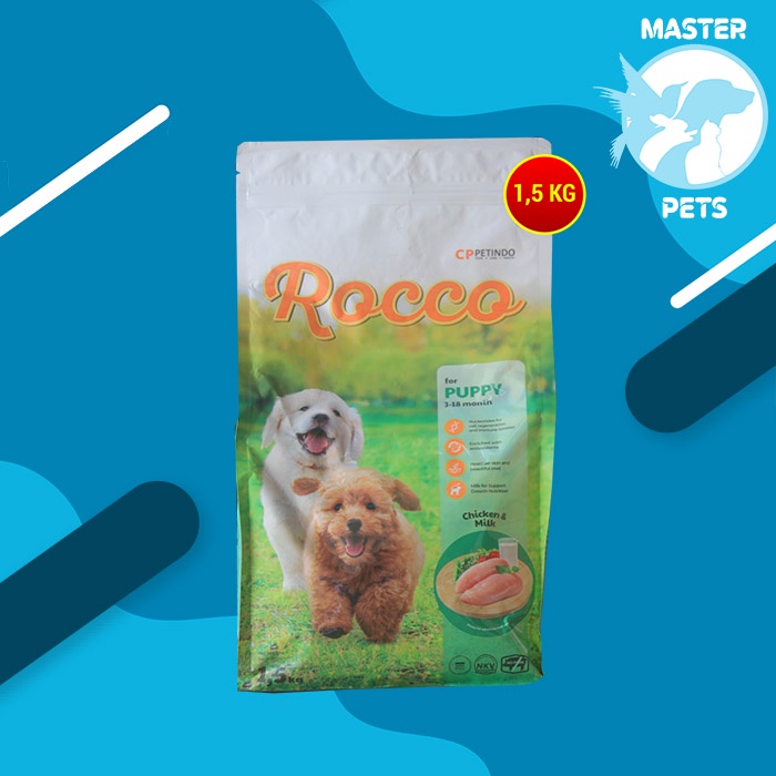 Makanan Kering Anjing Rocco Dry Dog food 1.5 KG