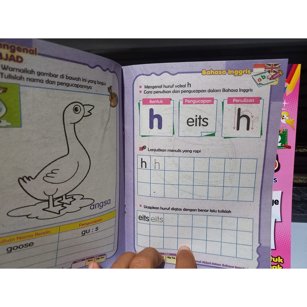 Mengenal Bahasa Inggris Anak-English For Cildren/Abjad dalam bahasa inggris (PAH Warna)