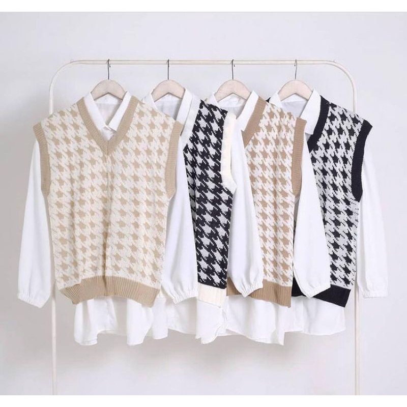 ROMPI JENNIE VEST KNIT /ROMPI RAJUT KOREA / BEST SELLER