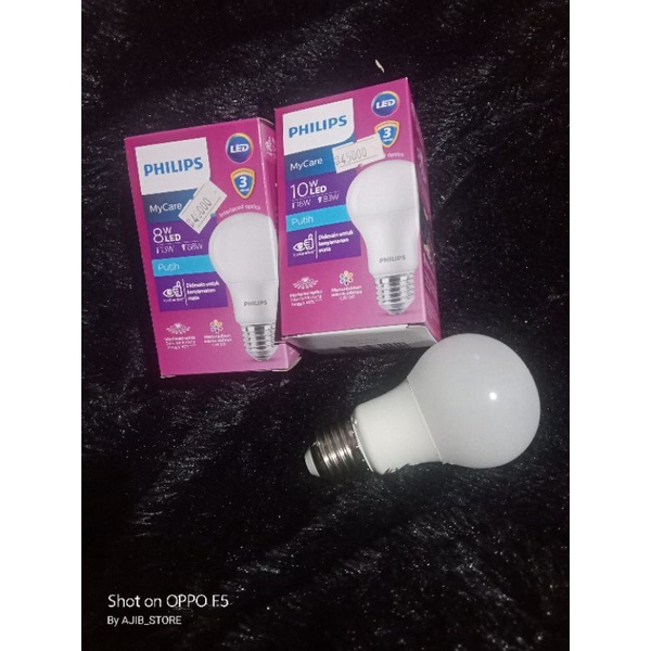 lampu LED philips 8watt, 10watt