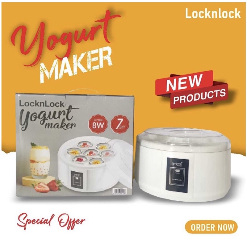 YOGURT MAKER LOCKNLOCK/ Mesin pembuat yogurt low watt