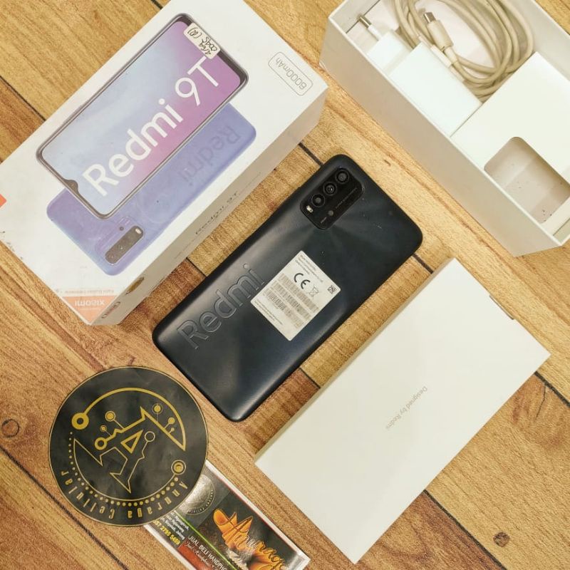 Xiaomi Redmi 9t 6/128-4/64 Fullset Garansi Resmi Xiaomi Indonesia