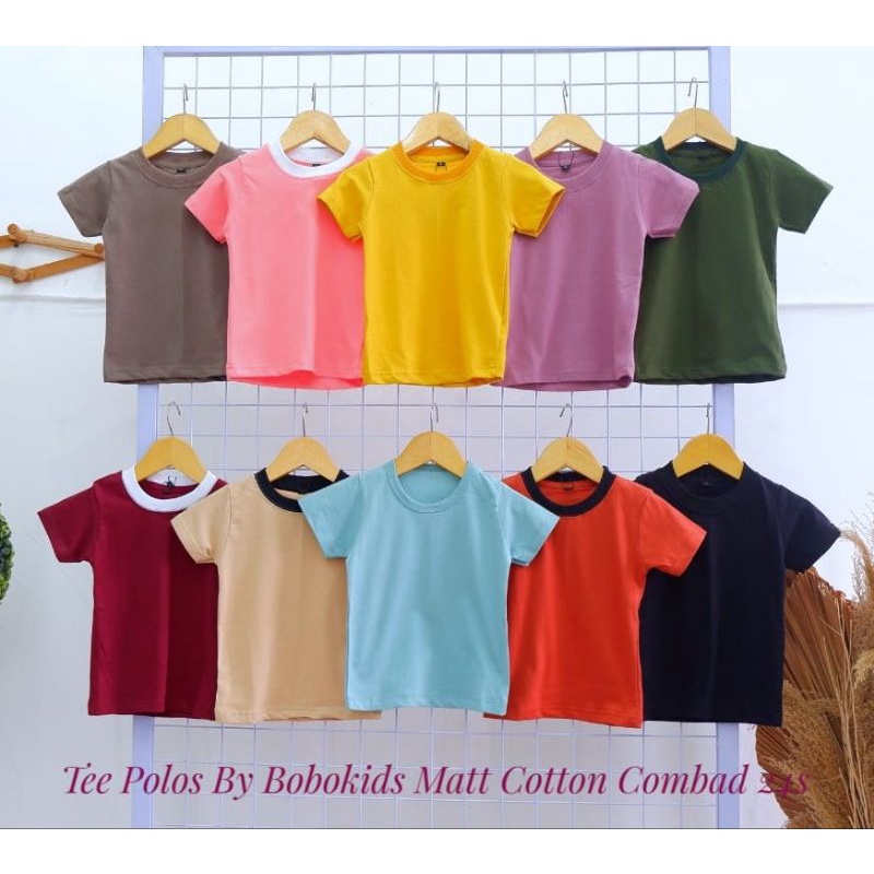 Kaos Polos Anak Laki-laki 0-6 bulan