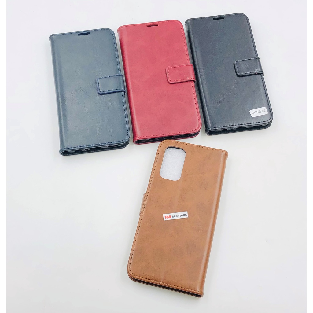 SARUNG OPPO RENO 5 FLIP CASE / FLIP FASHION OPPO RENO 5 FLIP COVER