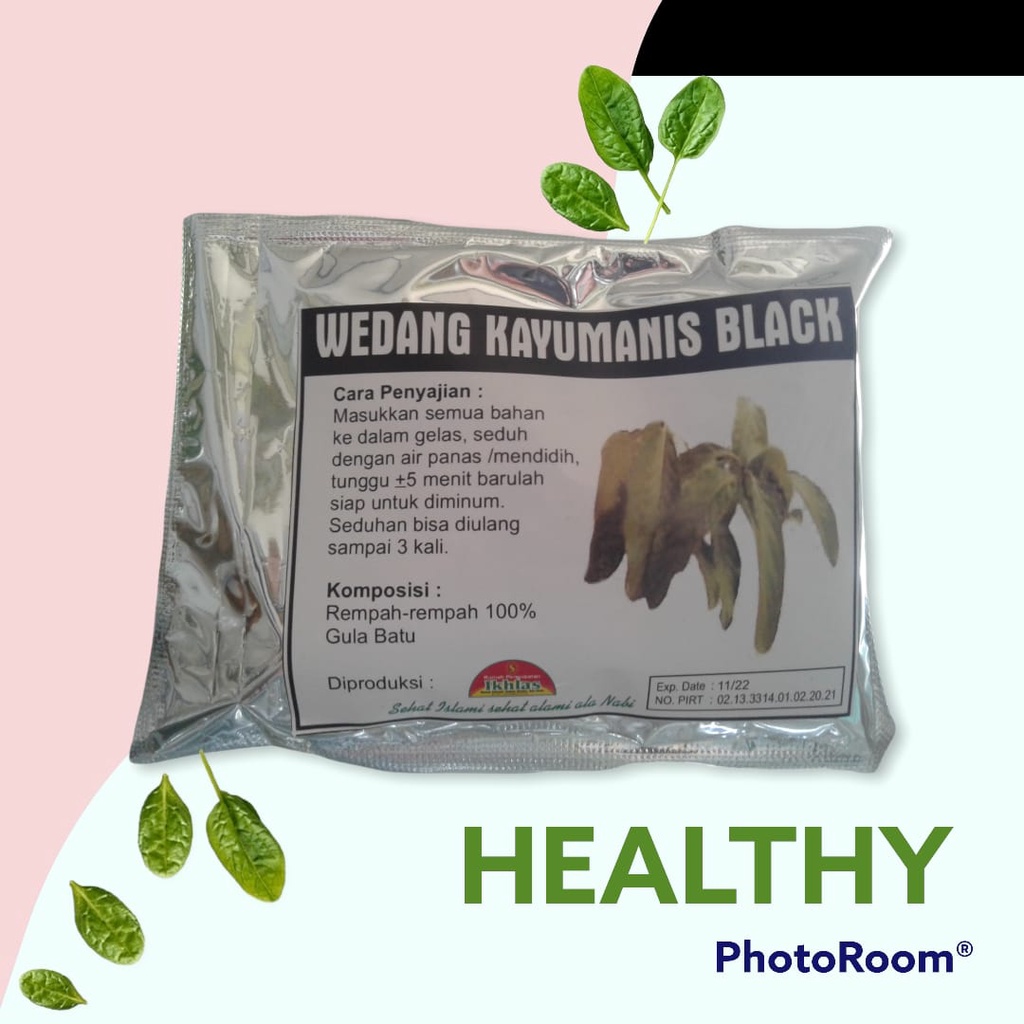 

Wedang Teh Kayu Manis Black Kayu Manis Hitam serbuk 100% Herbal