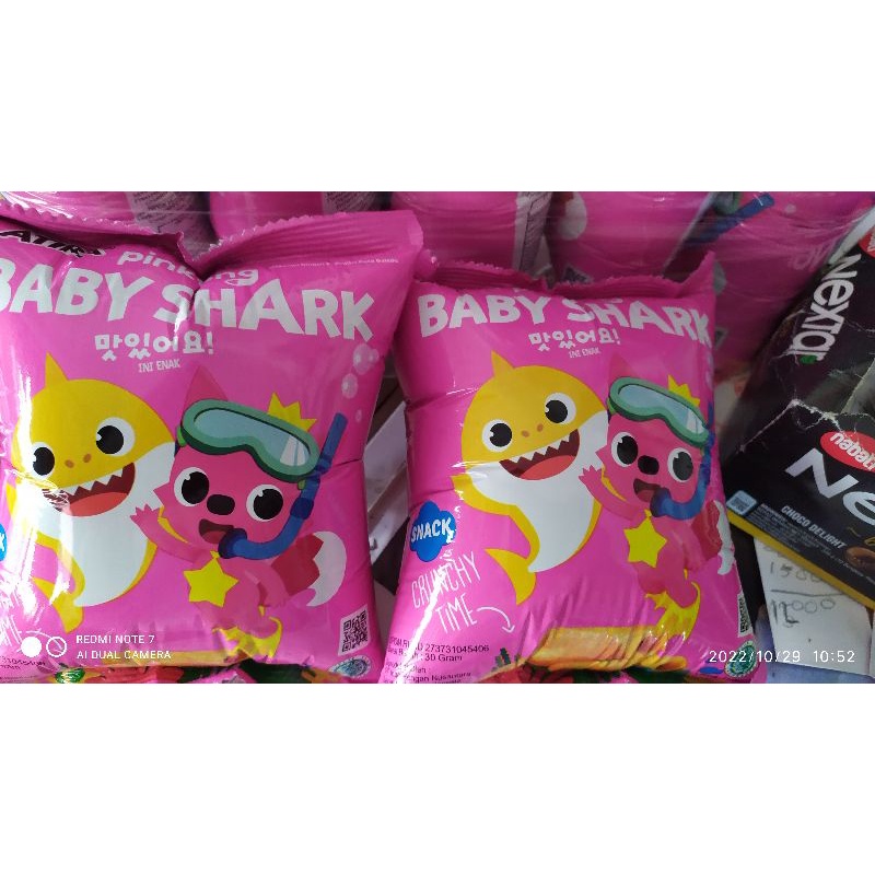 

baby shark snack berhadiah ( 1 pak isi 10 pcs )