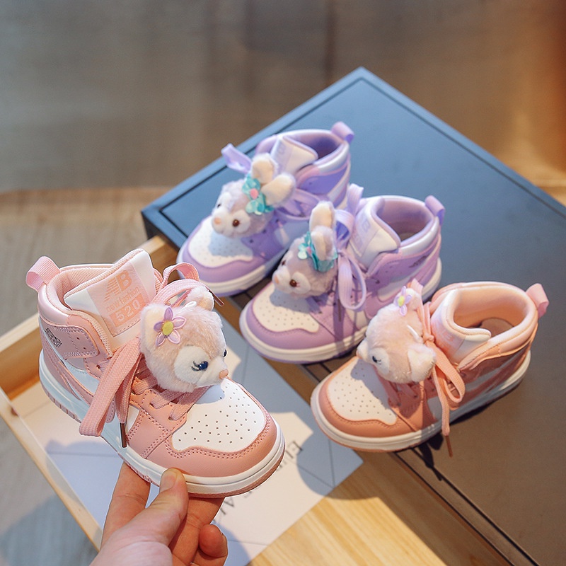 [Tokobig] Akiho Sneaker Sepatu Anak Perempuan Import Kids Ukuran 27-37 Usia 3-9 Tahun